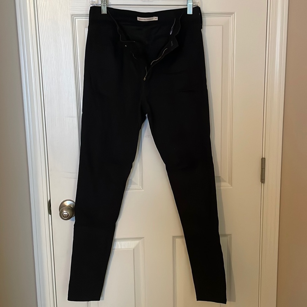 Black snake skin denim skinny jean